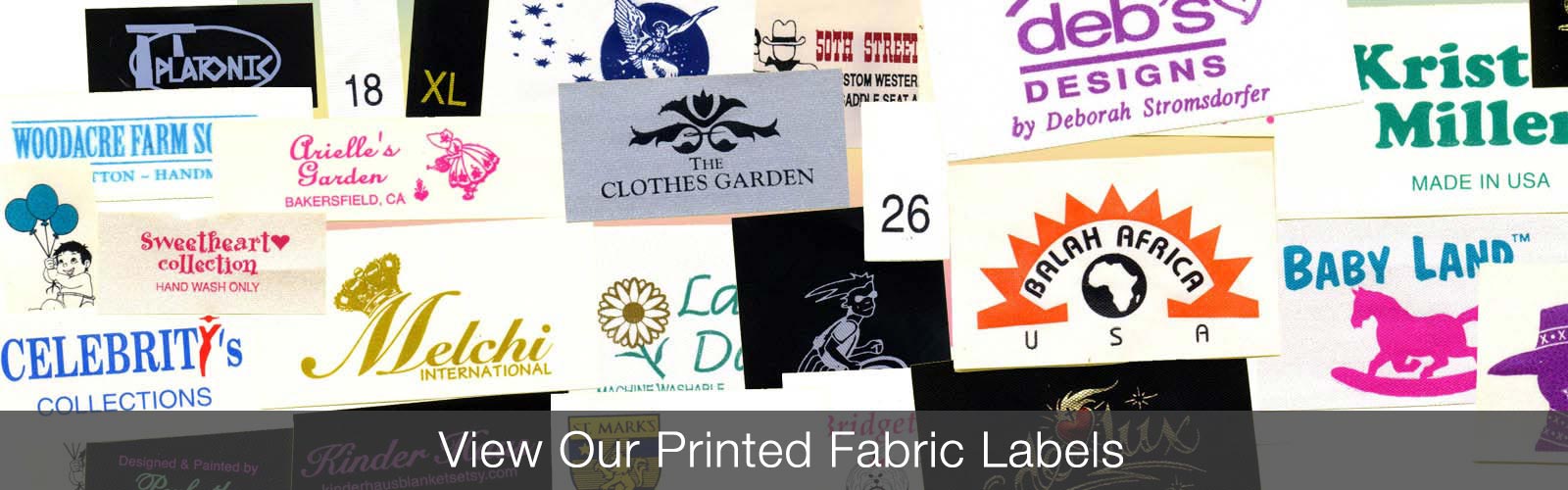 Custom Printed Fabric Labels